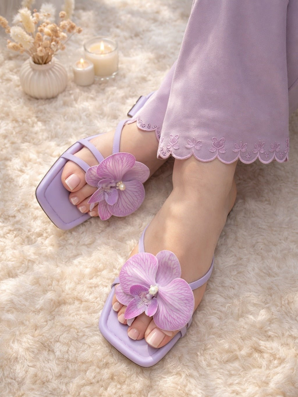 Orchid Pearl Slides ✨