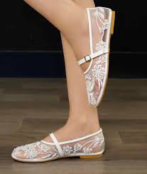 ZARA embroidery mesh ballets